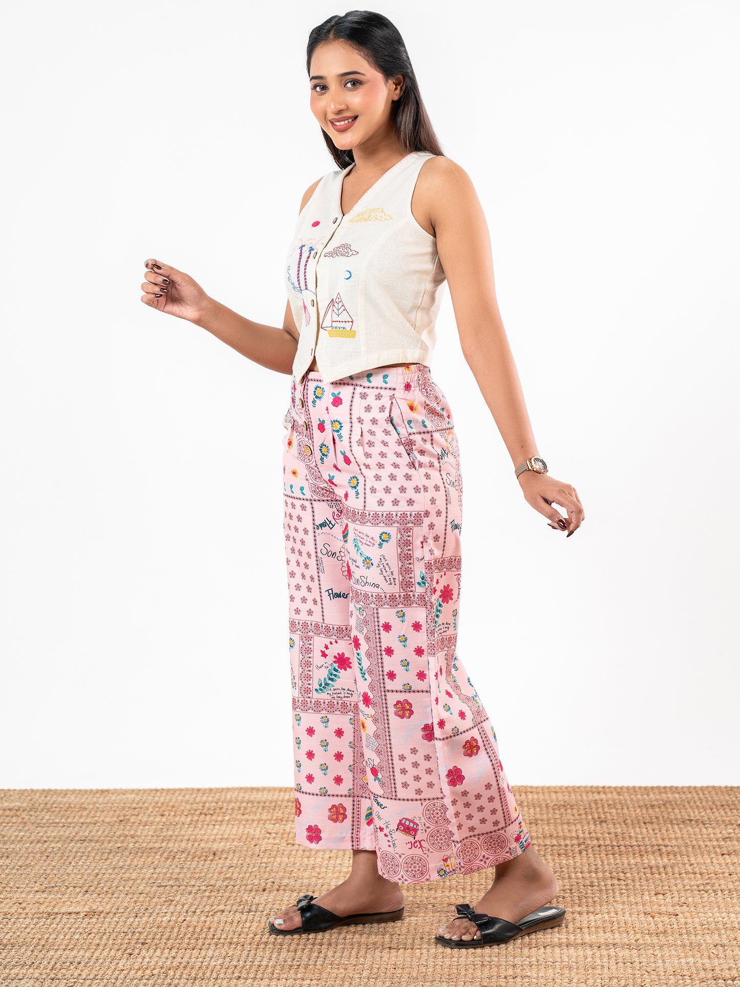 The 'Ganga' Story Blush Pink Co-Ord Set