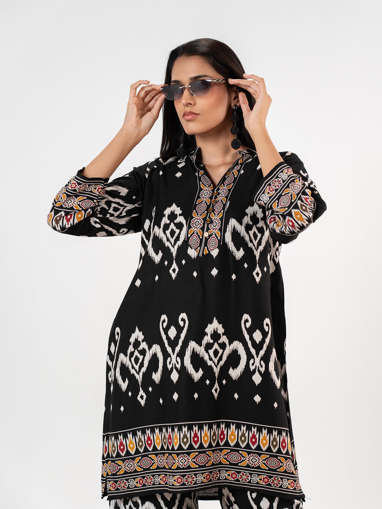 The 'Aanya' Ikat-Graphic Co-Ord Set