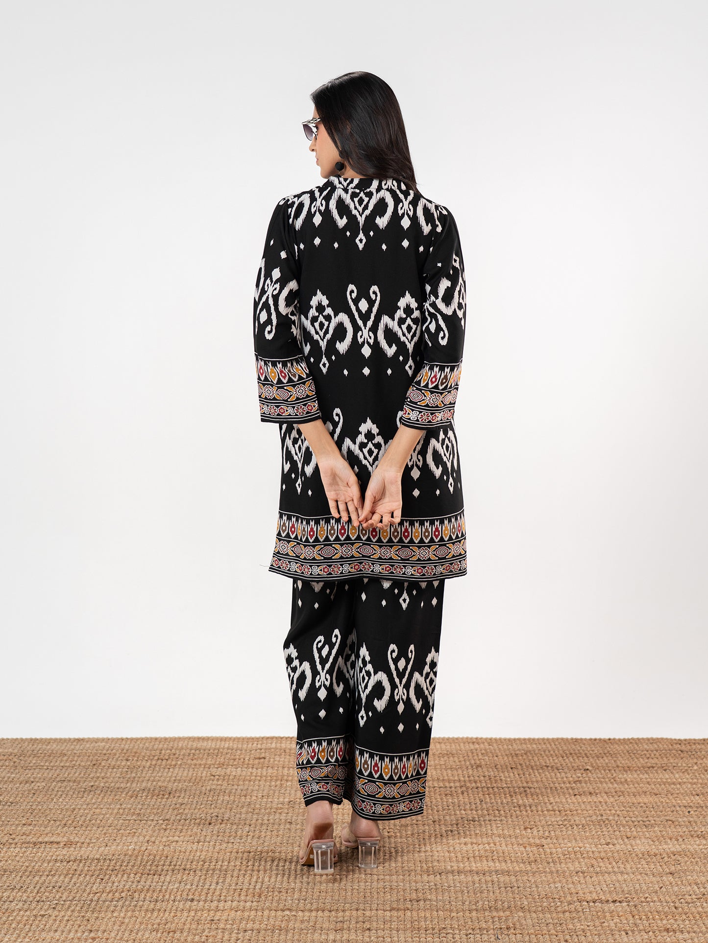 The 'Aanya' Ikat-Graphic Co-Ord Set