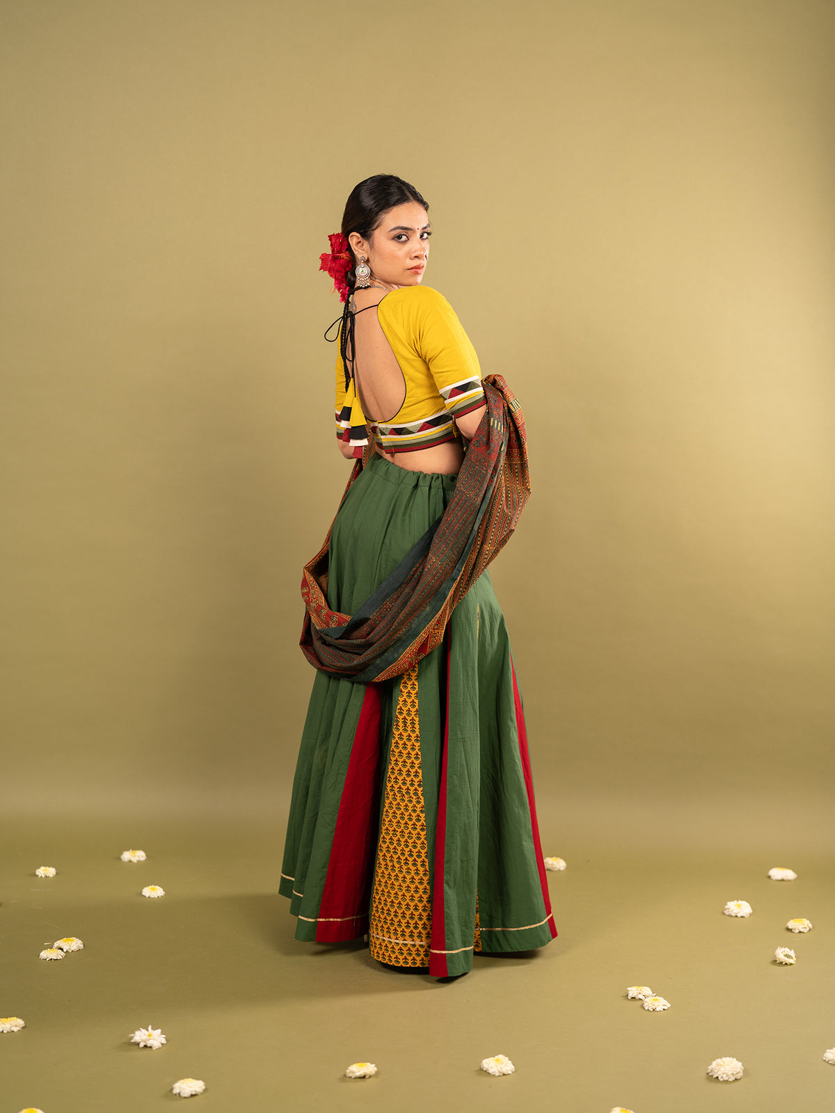 Kutchi Hariyali Chaniya Choli Set