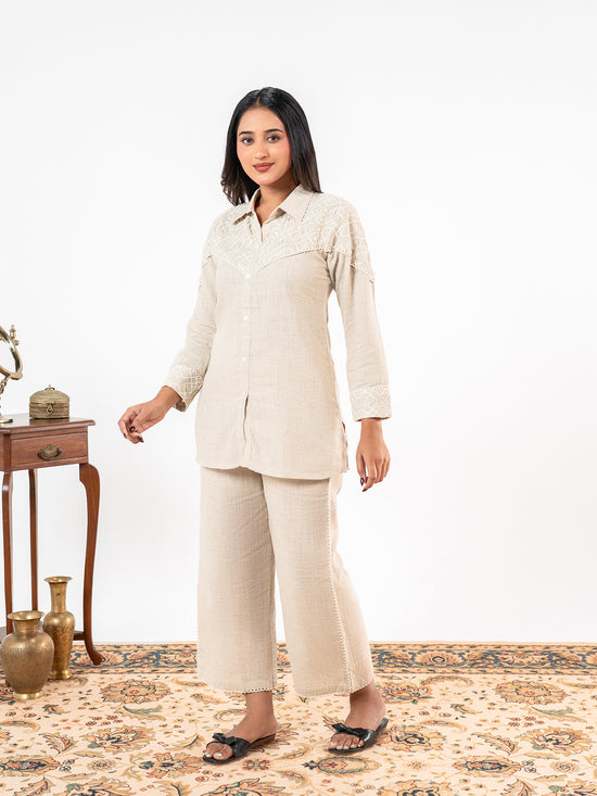 Rooh' Desert Khadi Tailored Co-Ord Set