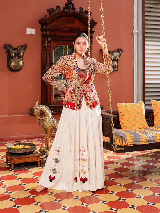 The Modern Raas Chaniya Choli With Blazer