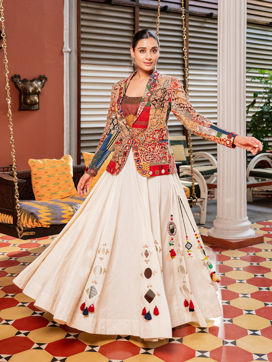 The Modern Raas Chaniya Choli With Blazer