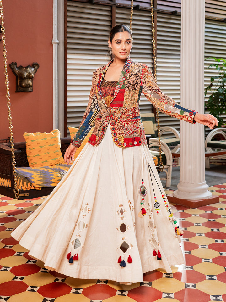 The Modern Raas Chaniya Choli With Blazer