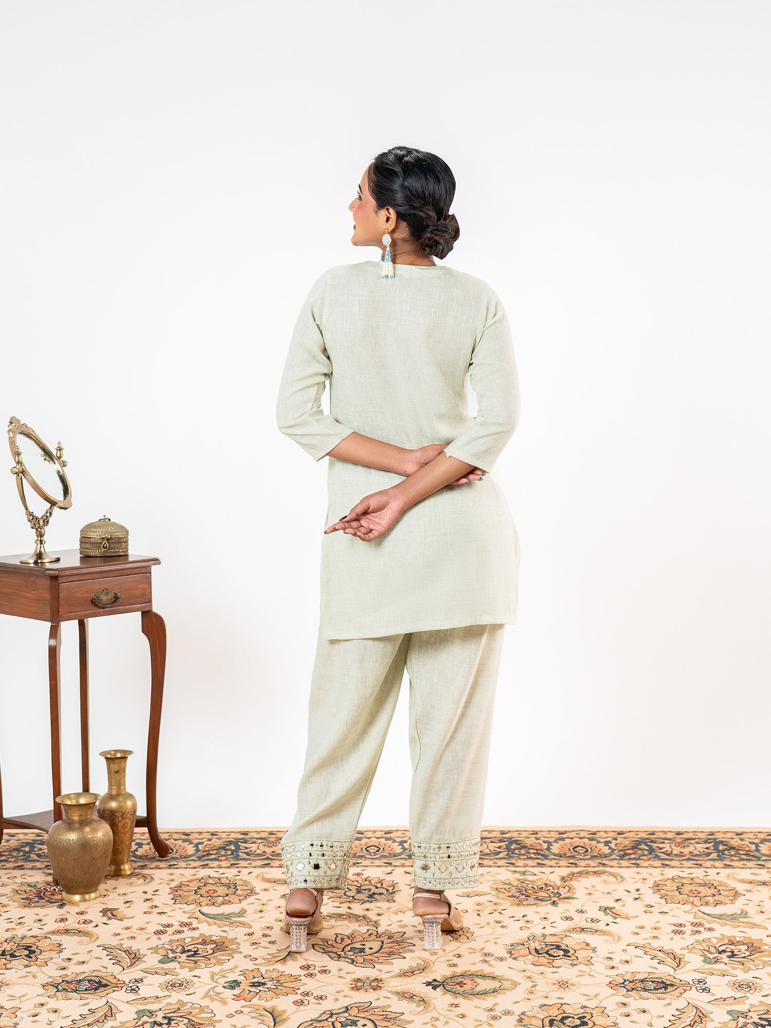 'Kriti' Gilded Mirror Co-Ord Set