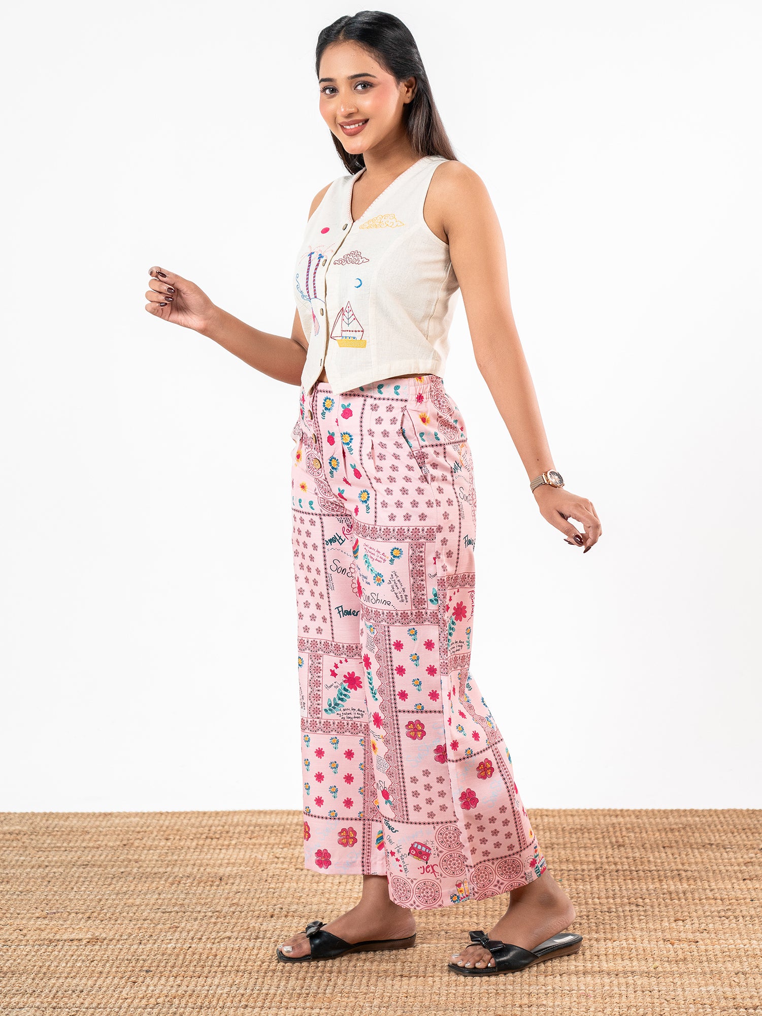 The 'Ganga' Story Blush Pink Co-Ord Set