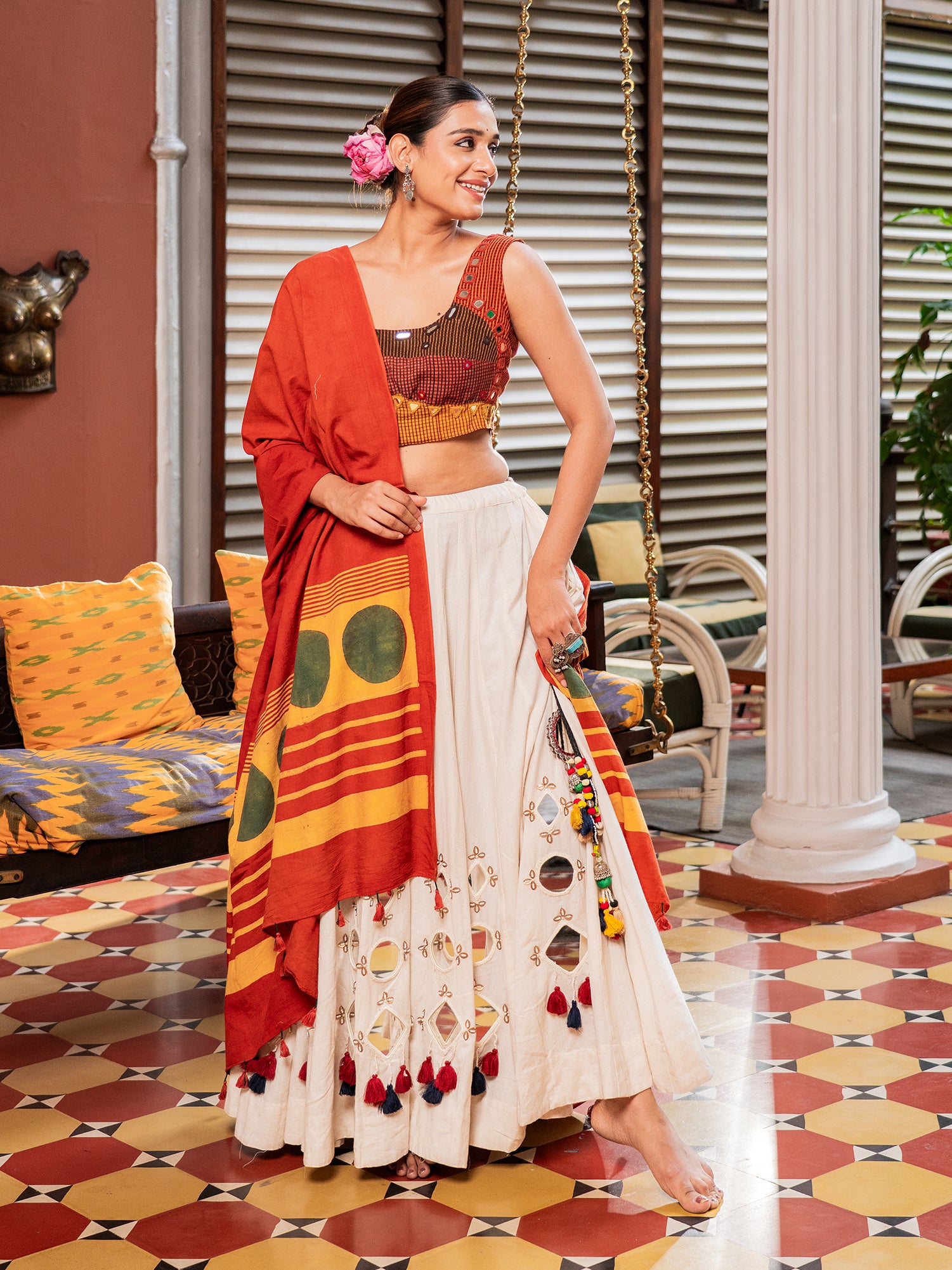 The Ivory Raas Chaniya Choli Set