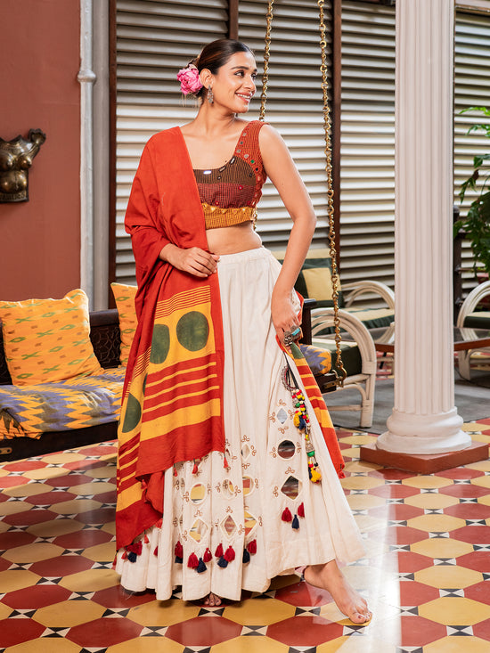 The Ivory Raas Chaniya Choli Set