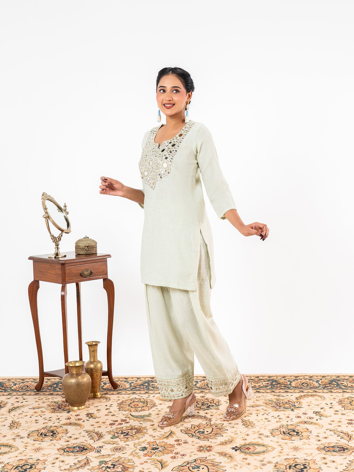 'Kriti' Gilded Mirror Co-Ord Set