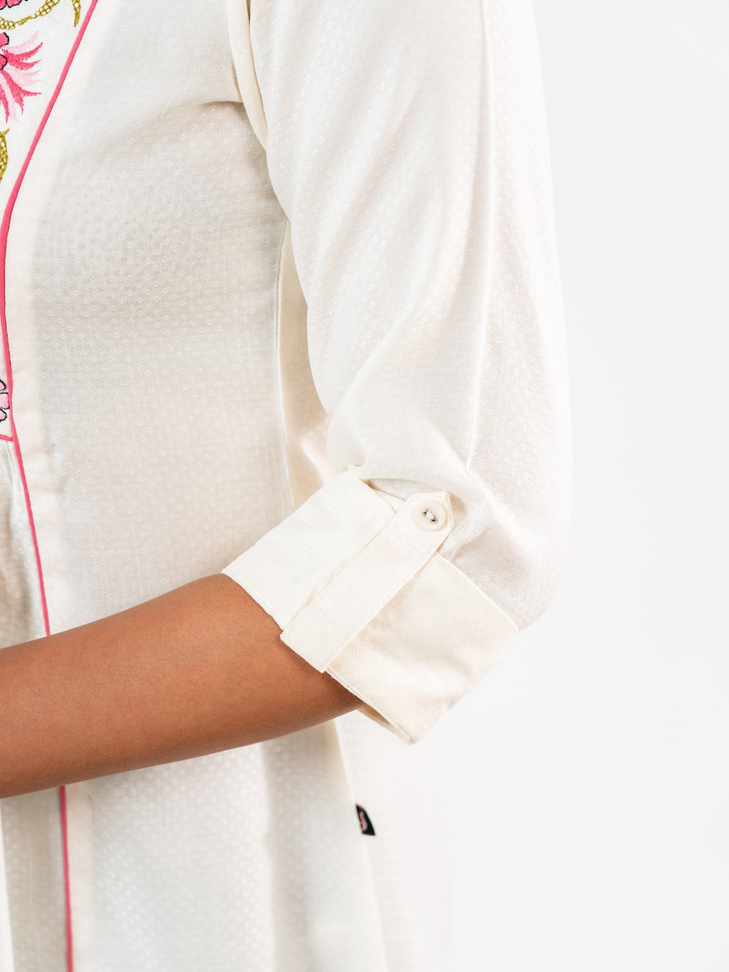 The 'Kriti' Hand-Embroidered Gathered Kurti