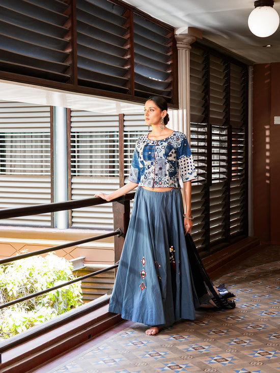 Indigo Weaves Chaniya Choli Set