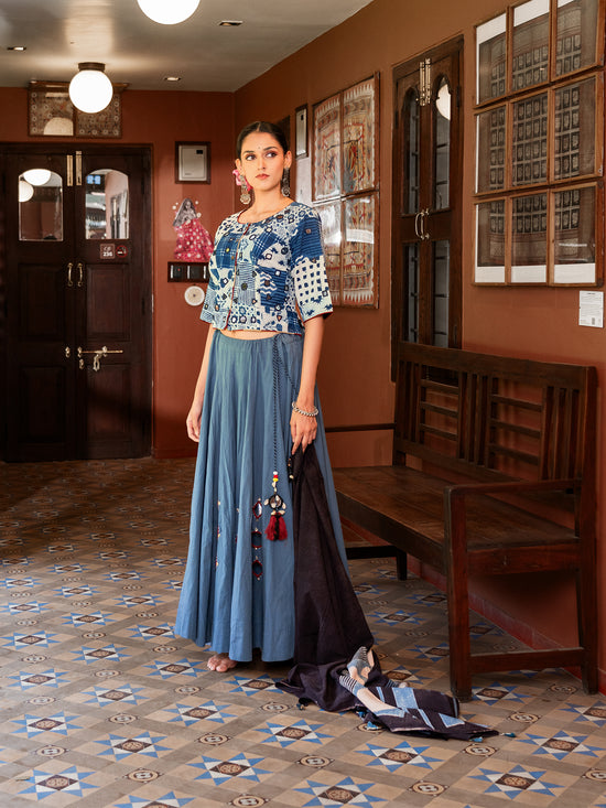 Indigo Weaves Chaniya Choli Set
