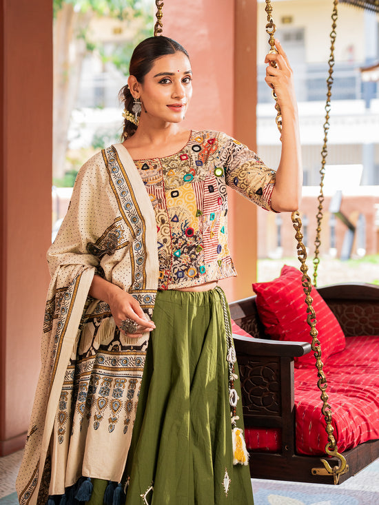 Threads Of The Kutchi Courtyard Chaniya Choli Set