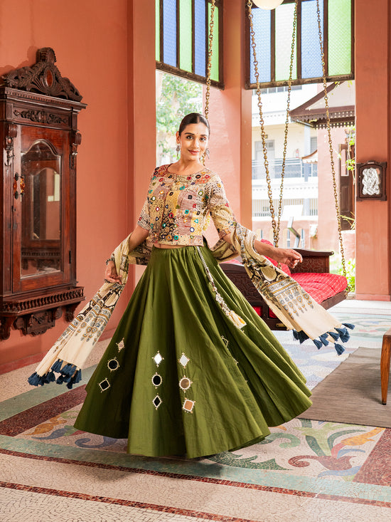 Threads Of The Kutchi Courtyard Chaniya Choli Set