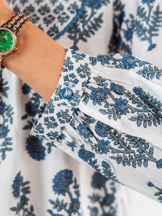 The 'Charu' Tassel-Detailed Peplum Kurti