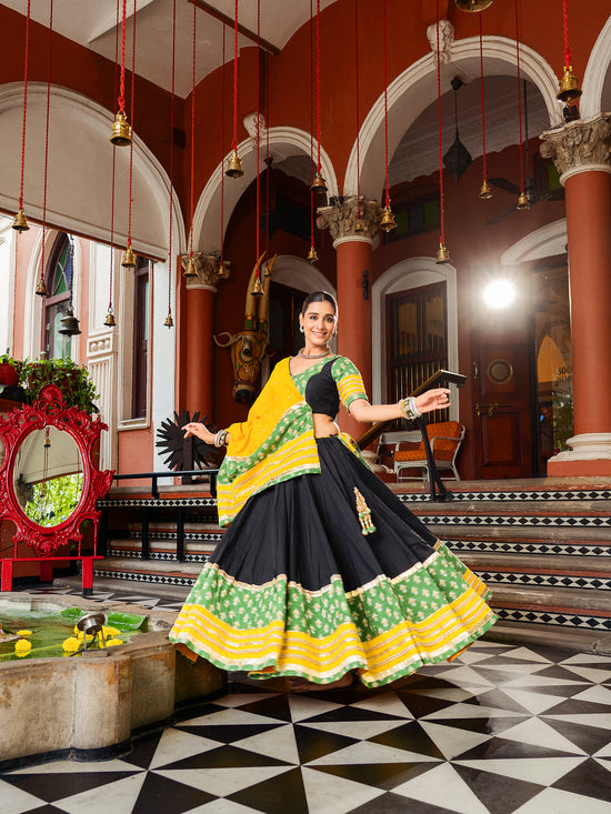 Mustard Midnight Chaniya Choli Set