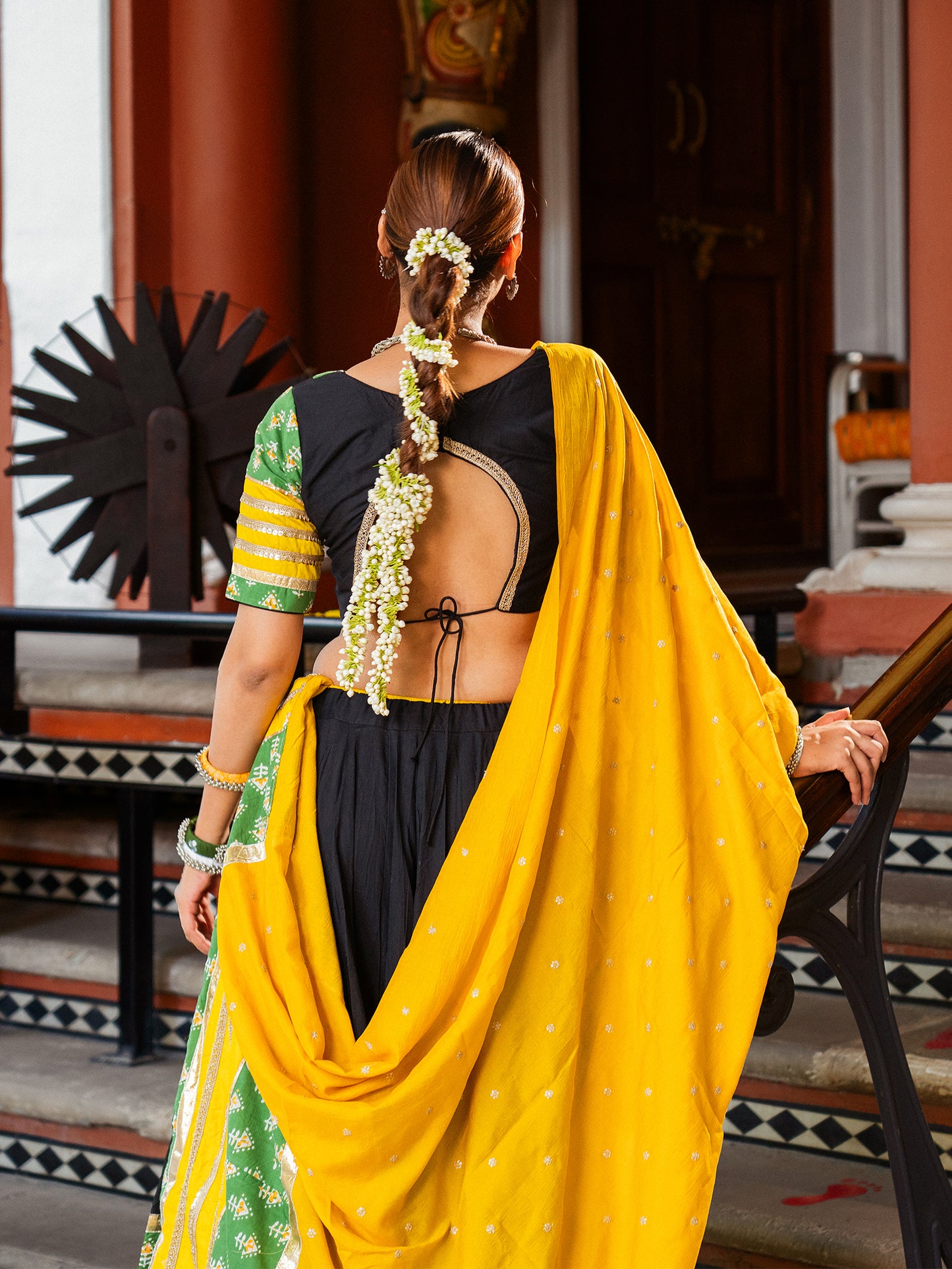 Mustard Midnight Chaniya Choli Set