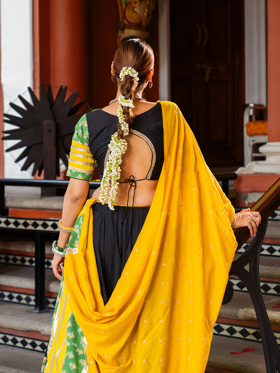 Mustard Midnight Chaniya Choli Set