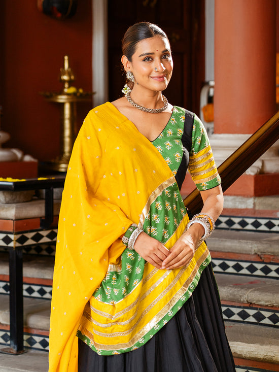 Mustard Midnight Chaniya Choli Set