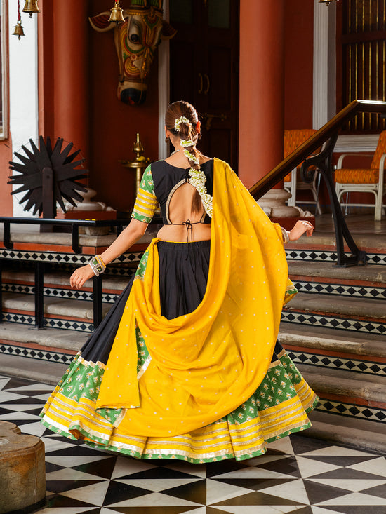 Mustard Midnight Chaniya Choli Set