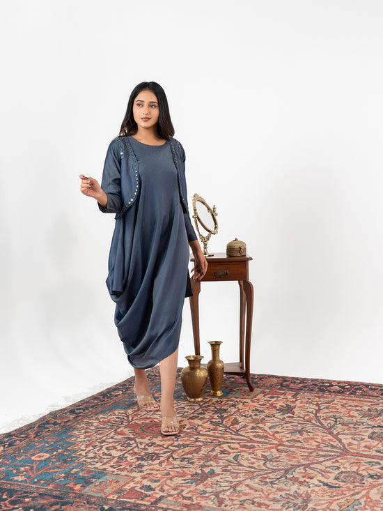 The 'Aavya' Modal Cowl Dress