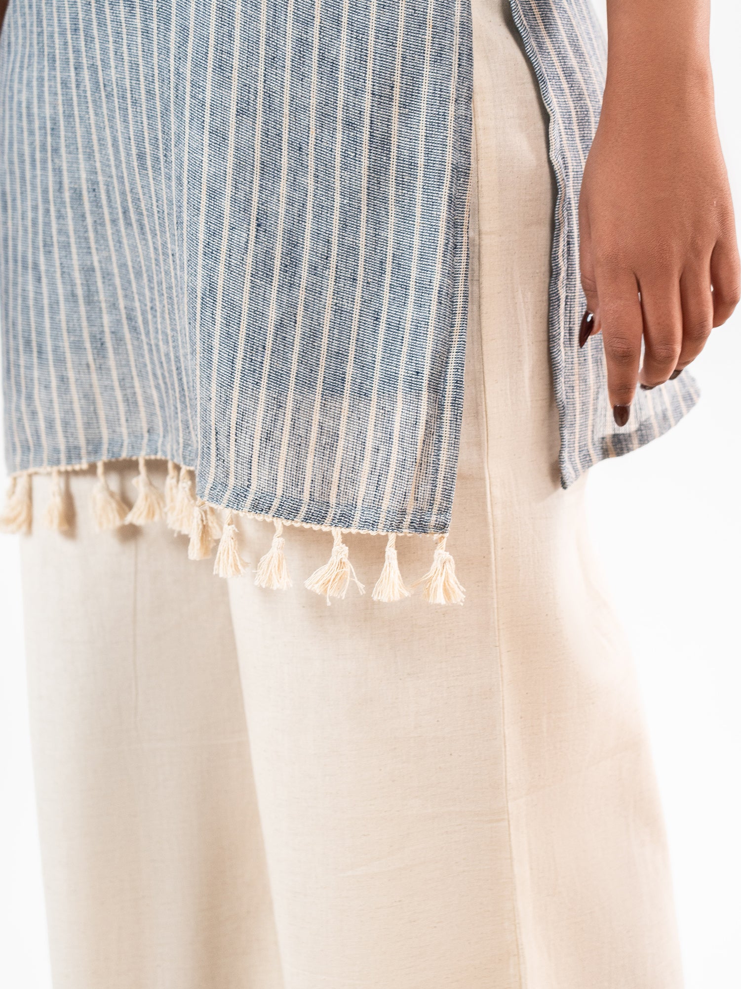 'Charu' Handwork Stripe Co-Ord Set