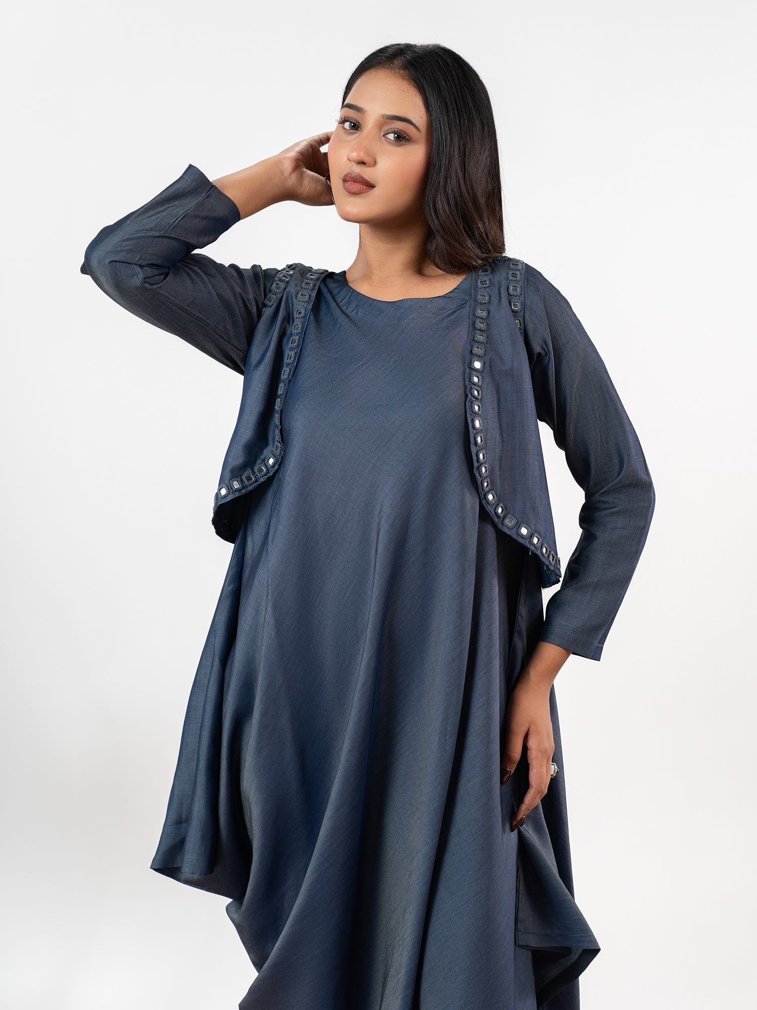 The 'Aavya' Modal Cowl Dress
