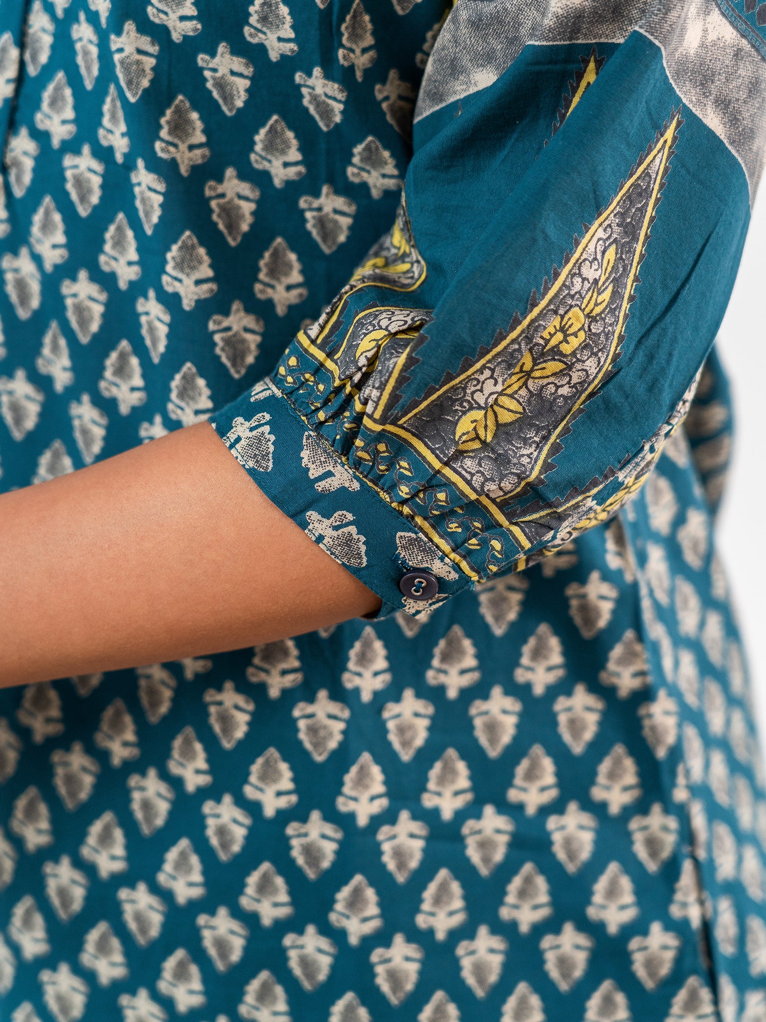 The 'Nila' Peacock Short Kurti