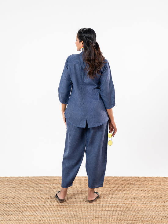 'Sutra' Ocean-Slub Co-Ord Set