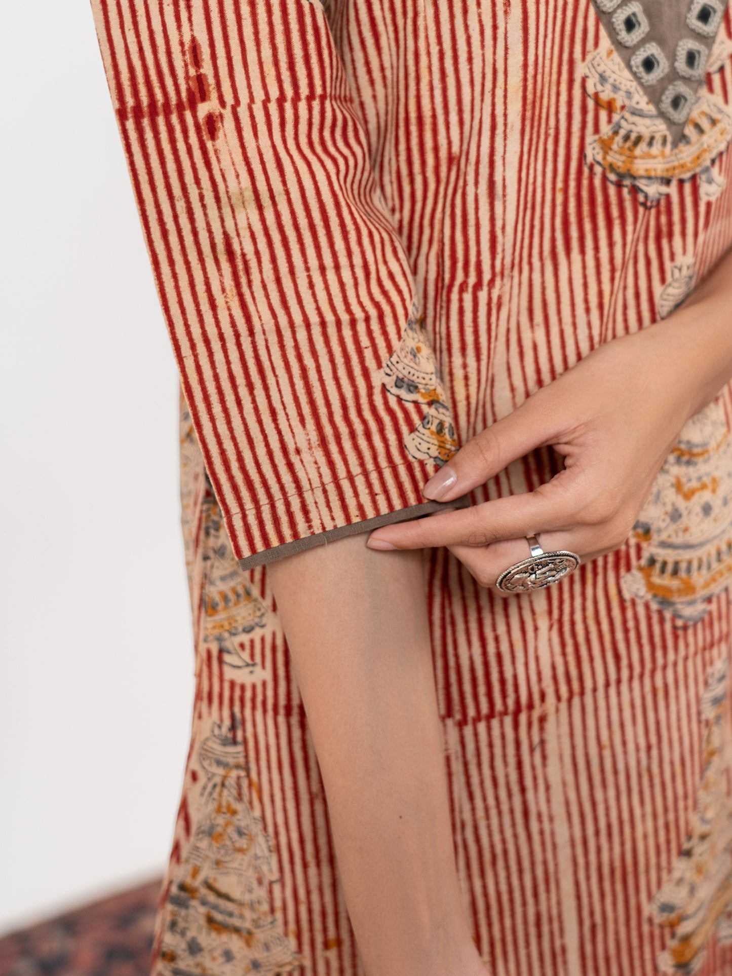 The 'Gauri' Dabu Tunic Set