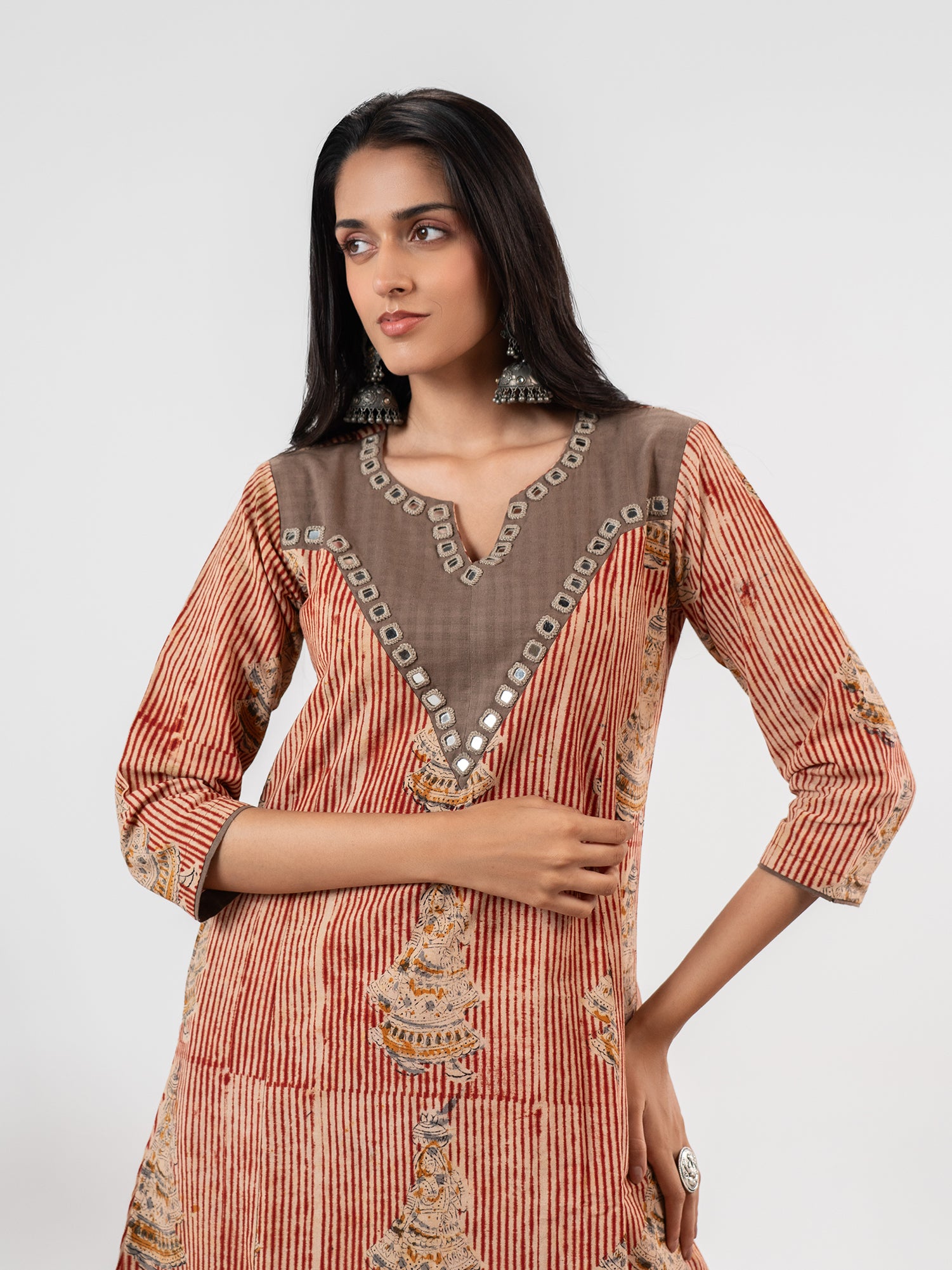 The 'Gauri' Dabu Tunic Set