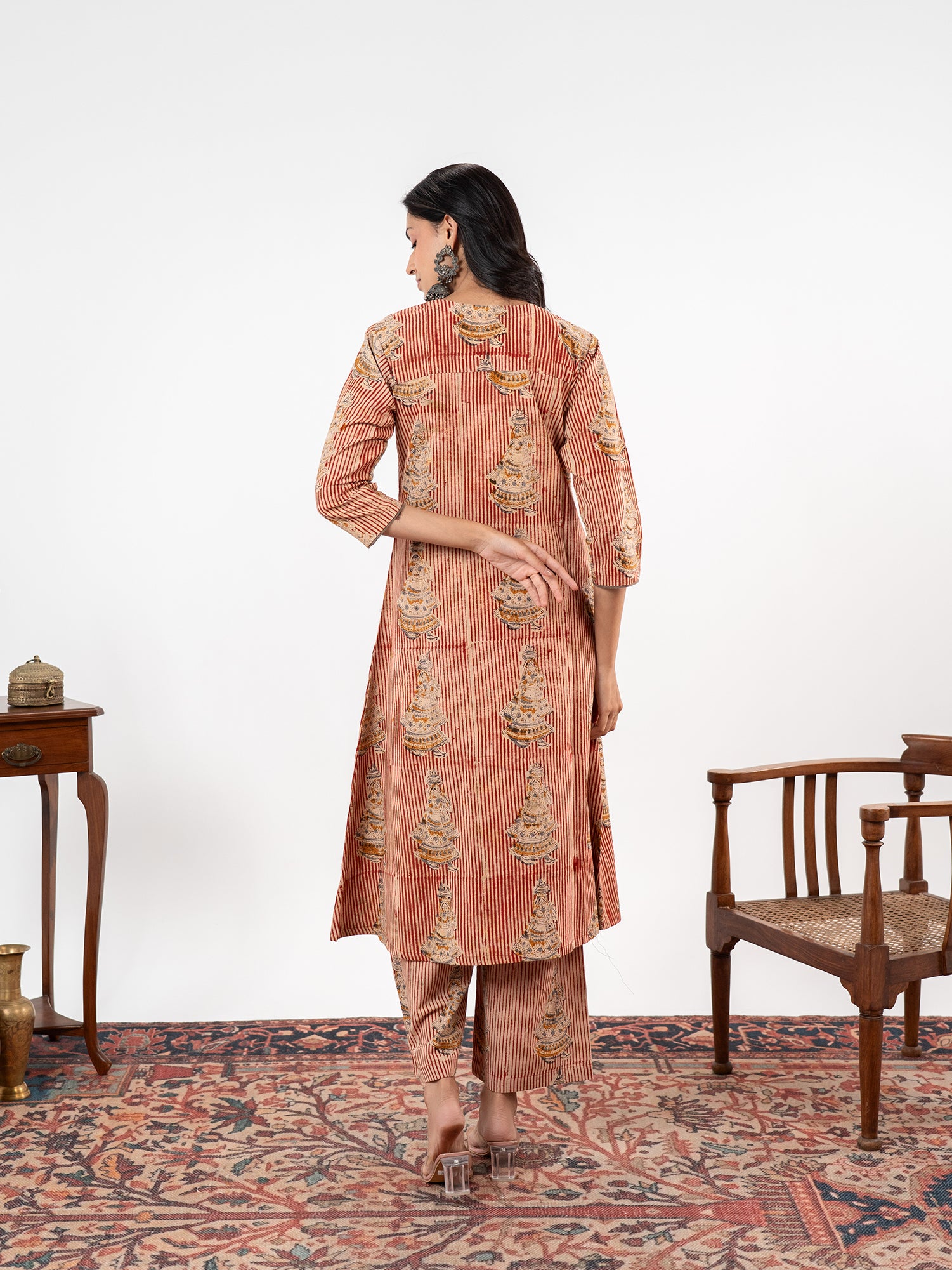 The 'Gauri' Dabu Tunic Set