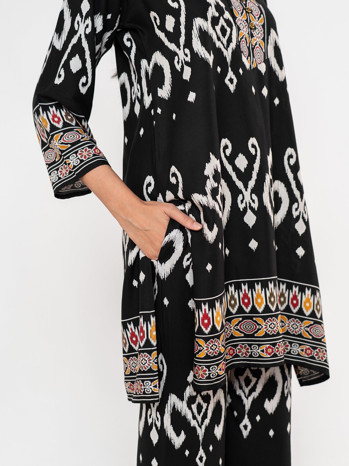 The 'Aanya' Ikat-Graphic Co-Ord Set