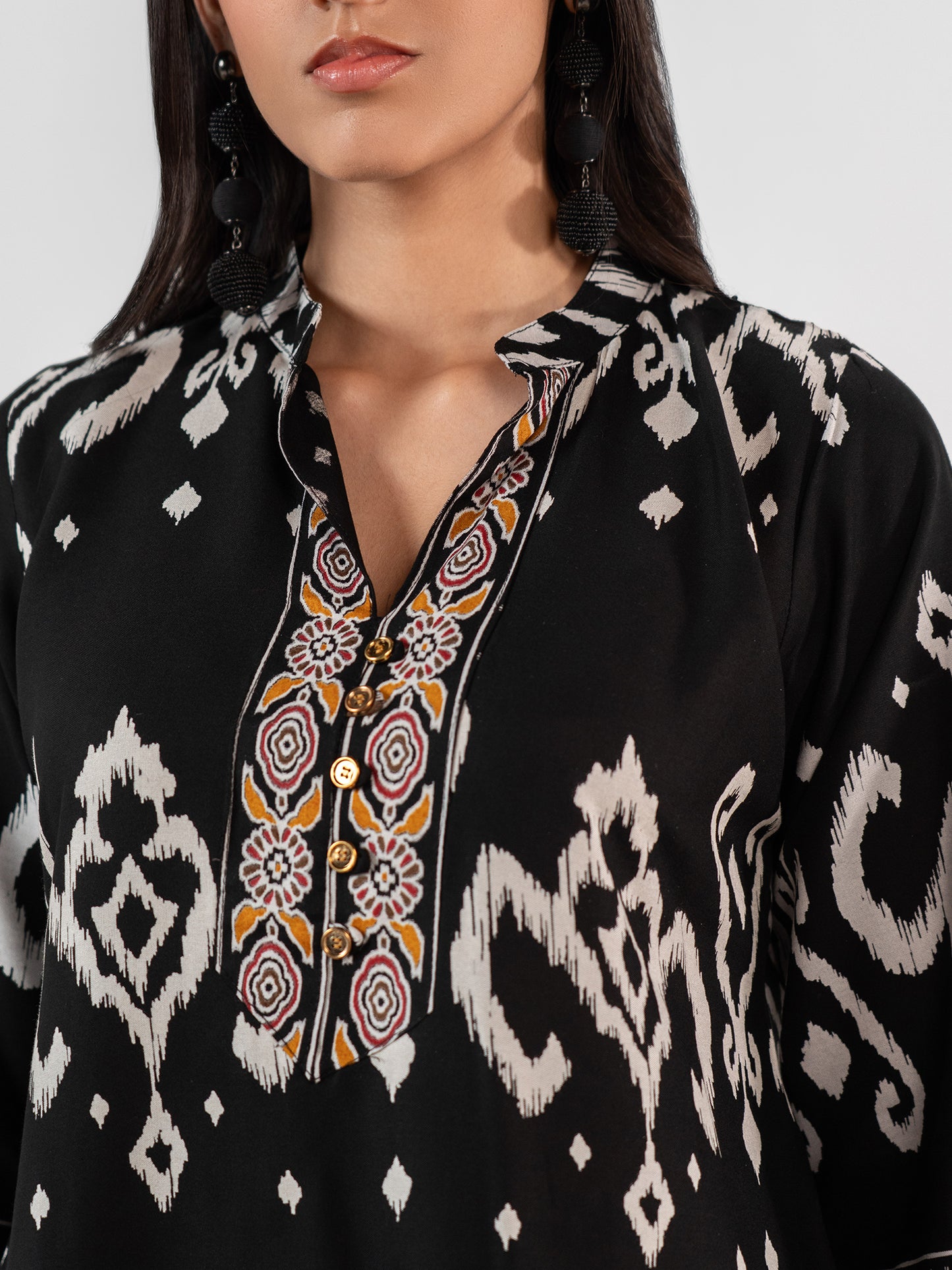 The 'Aanya' Ikat-Graphic Co-Ord Set