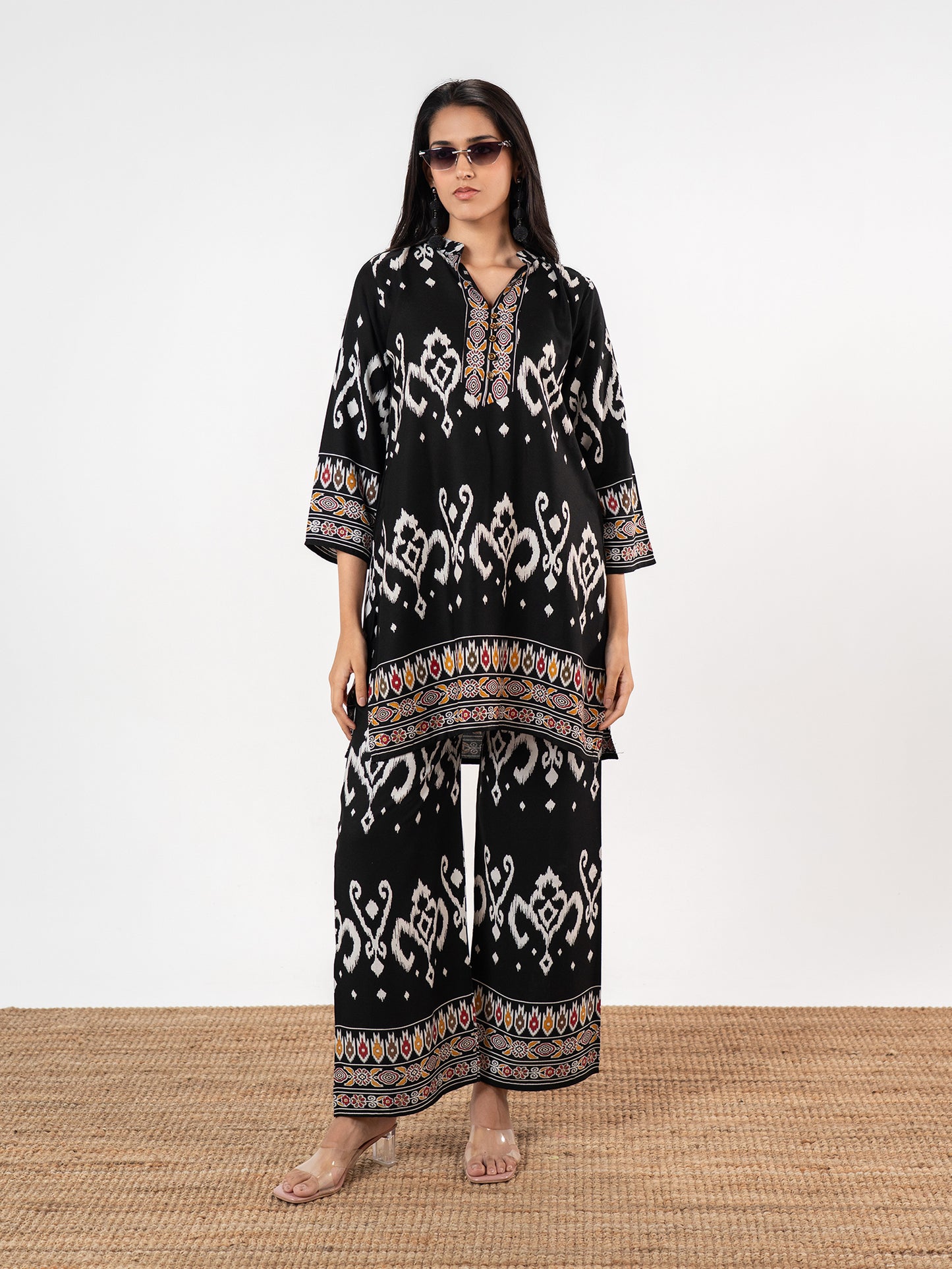 The 'Aanya' Ikat-Graphic Co-Ord Set