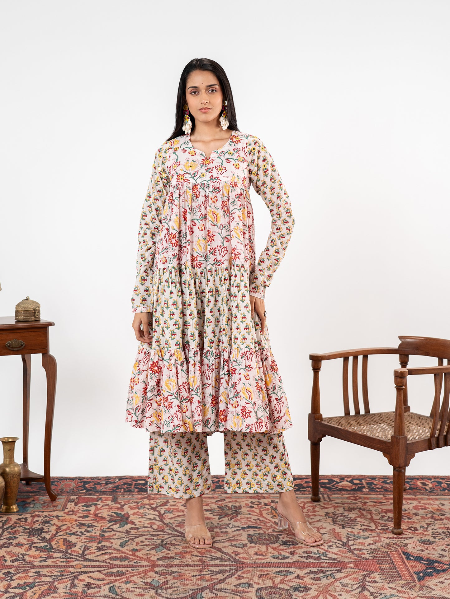 The 'Vanya' Kalamkari Tiered Set