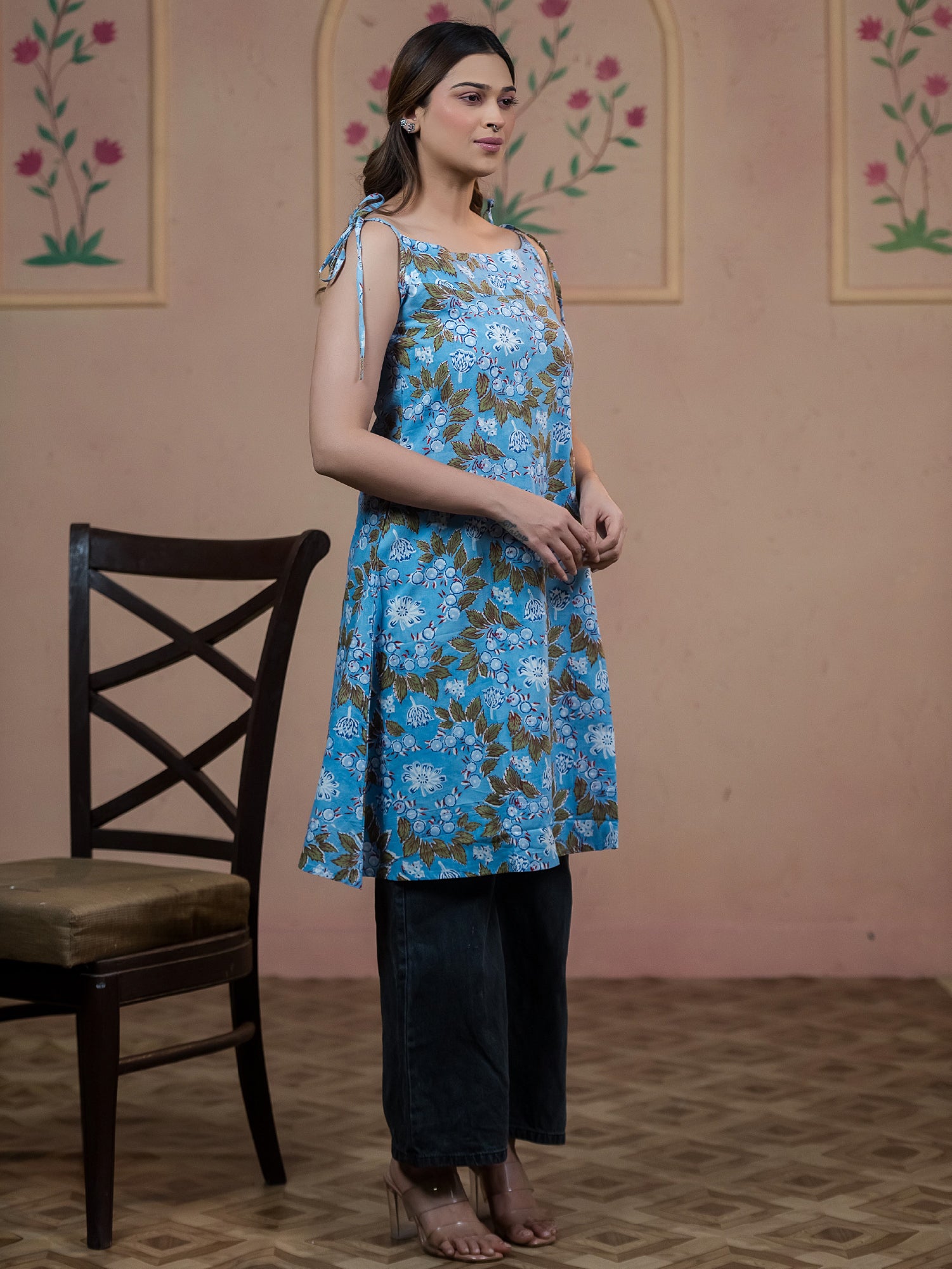Aavya Sky Bloom Top