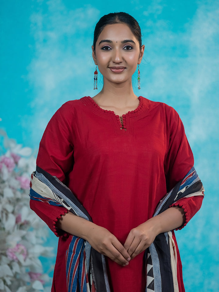 Avni Geometric Dupatta Coord