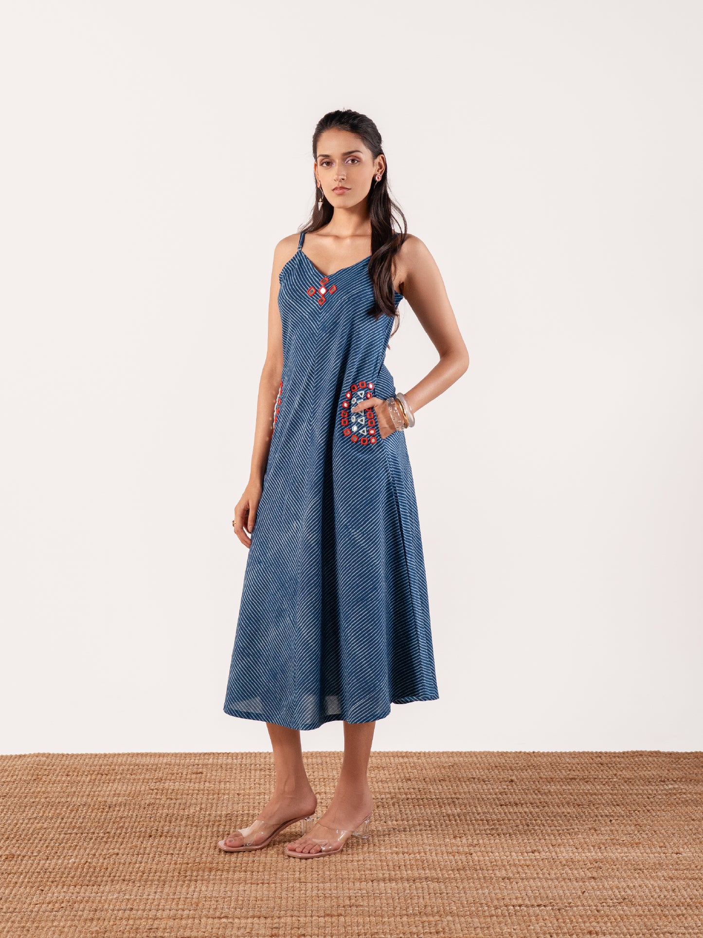 Neel-Aavritt Artisan Pocket Dress