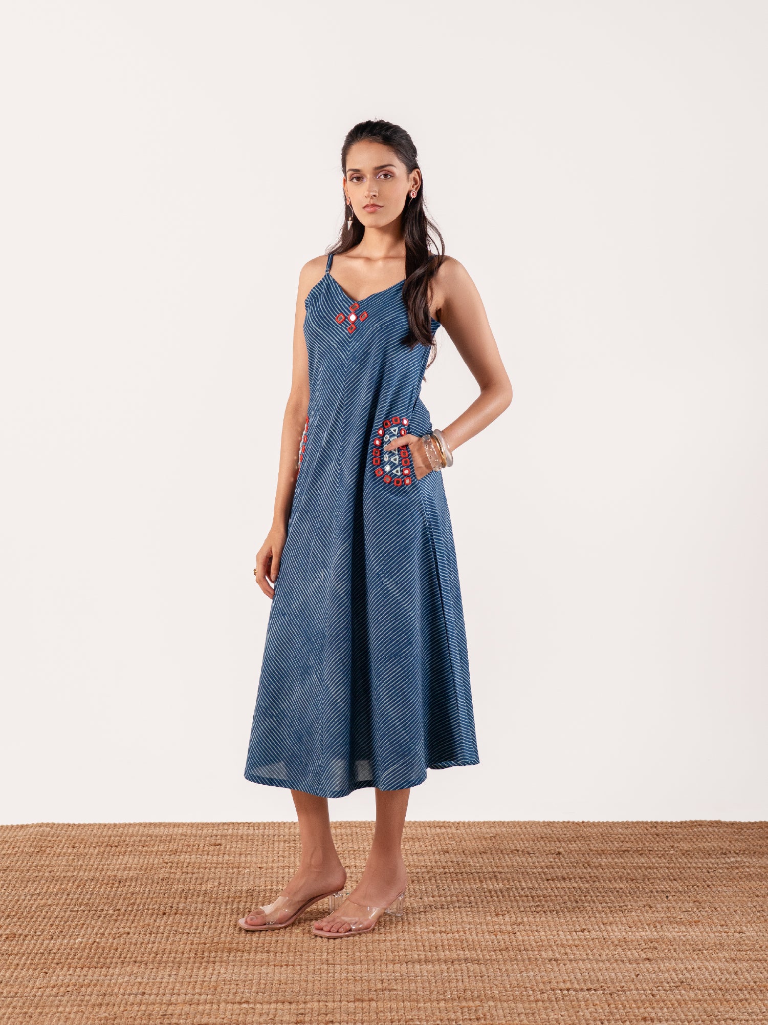 Neel-Aavritt Artisan Pocket Dress