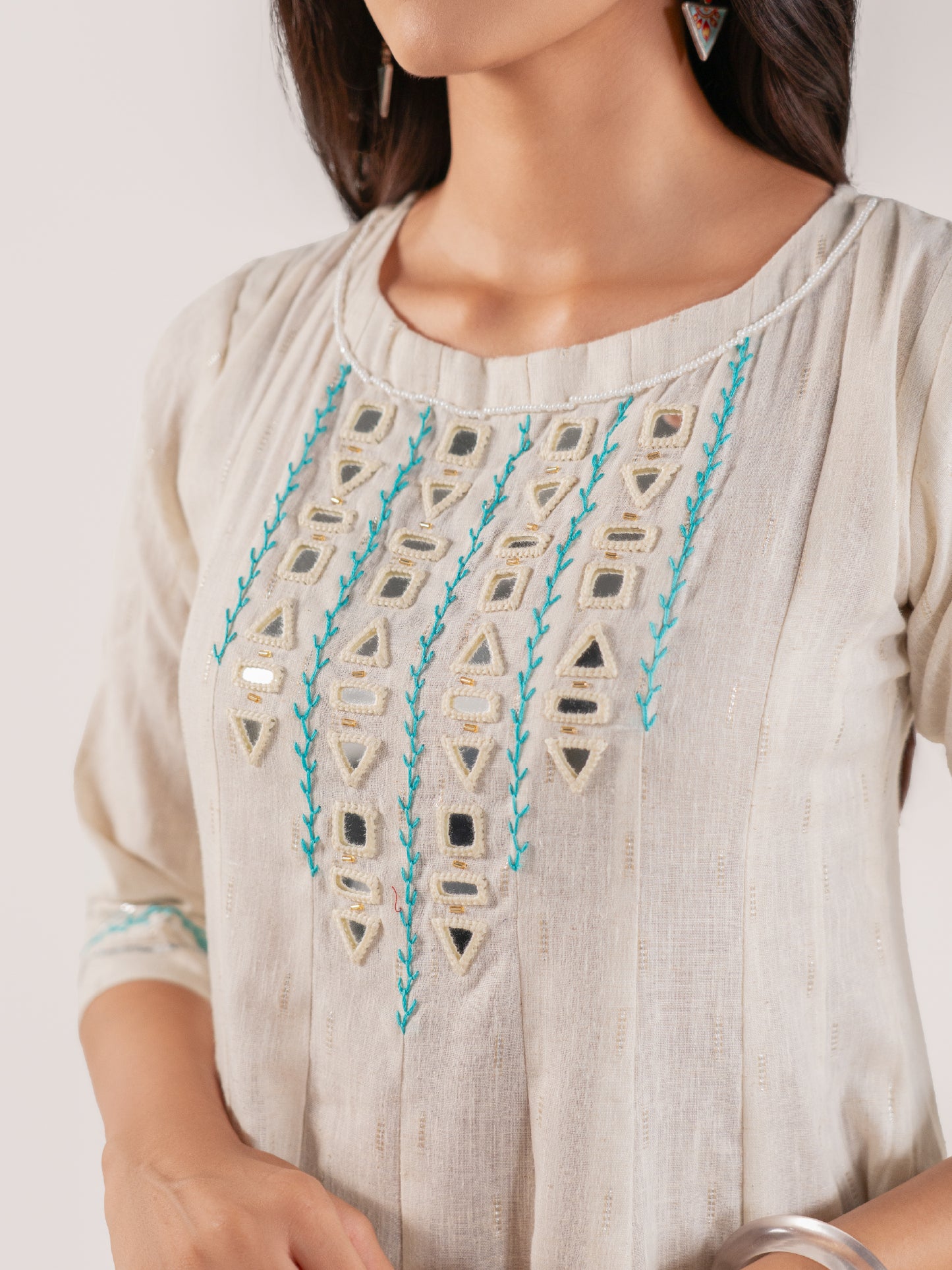 Shunya Khadi Anarkali Ensemble