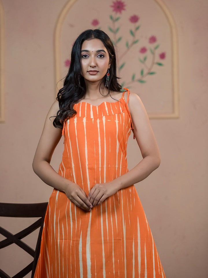 Surya Citron Tie-Up Top