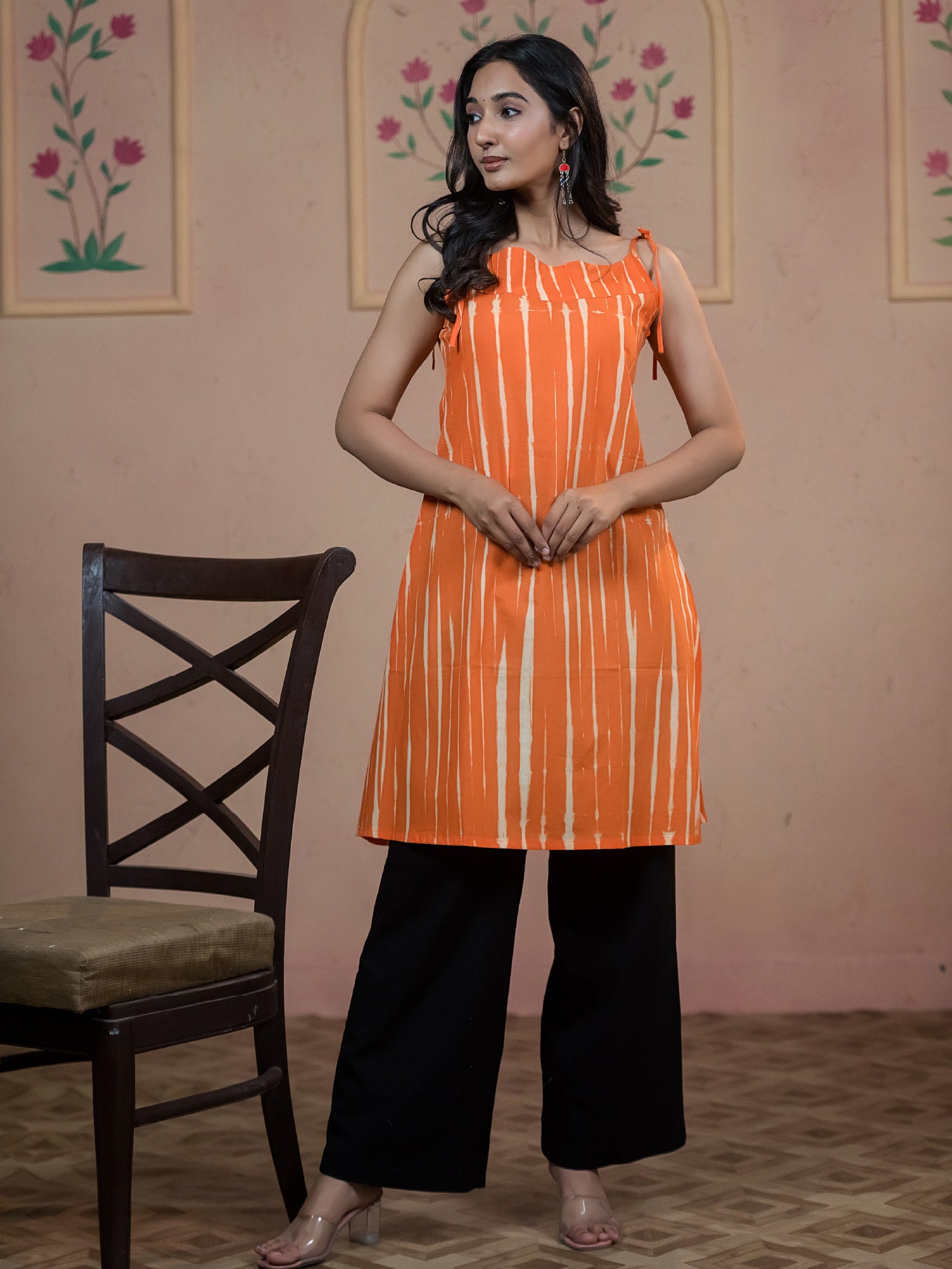 Surya Citron Tie-Up Top