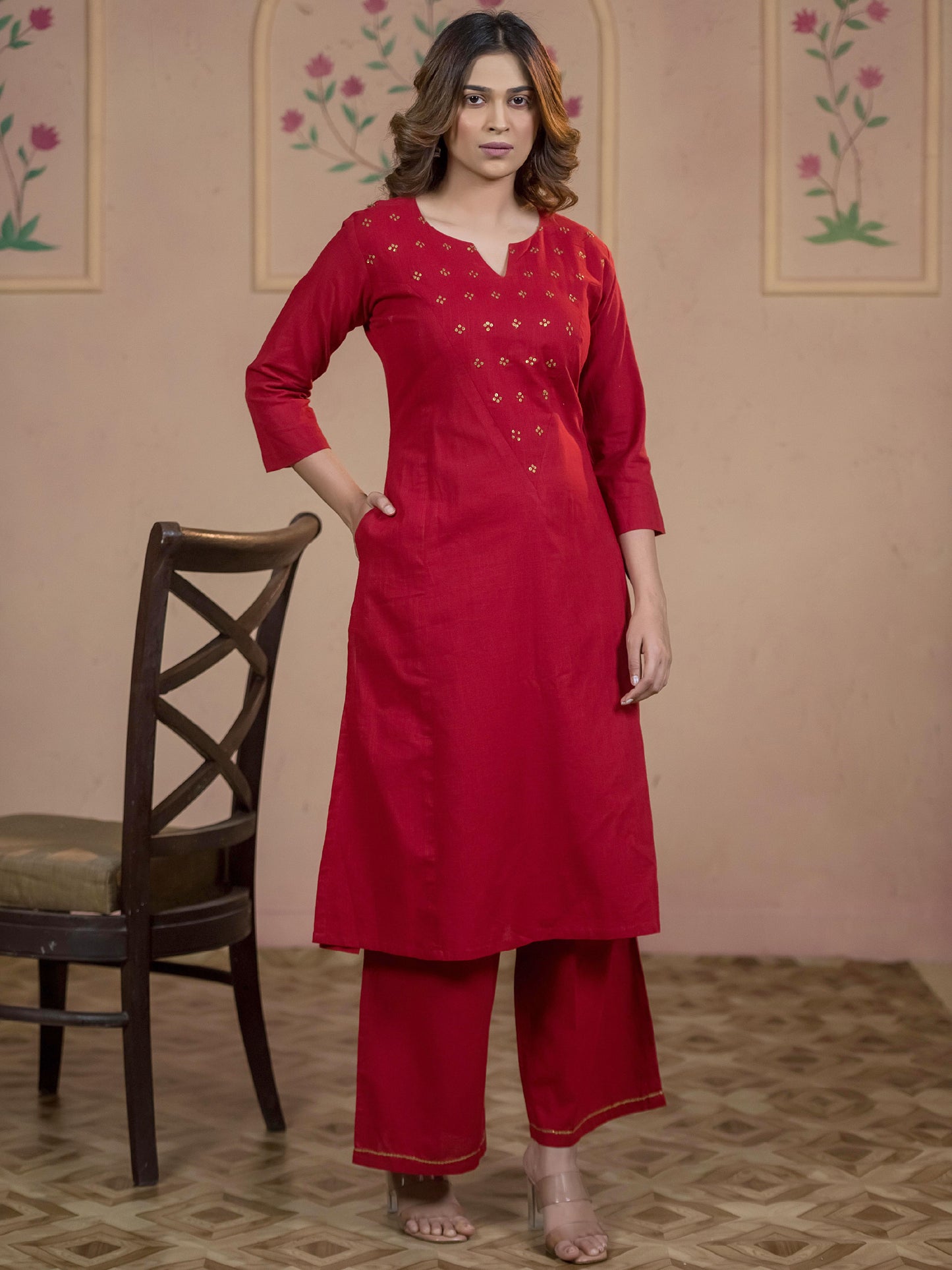 Swarna-Bindu Festive Ensemble