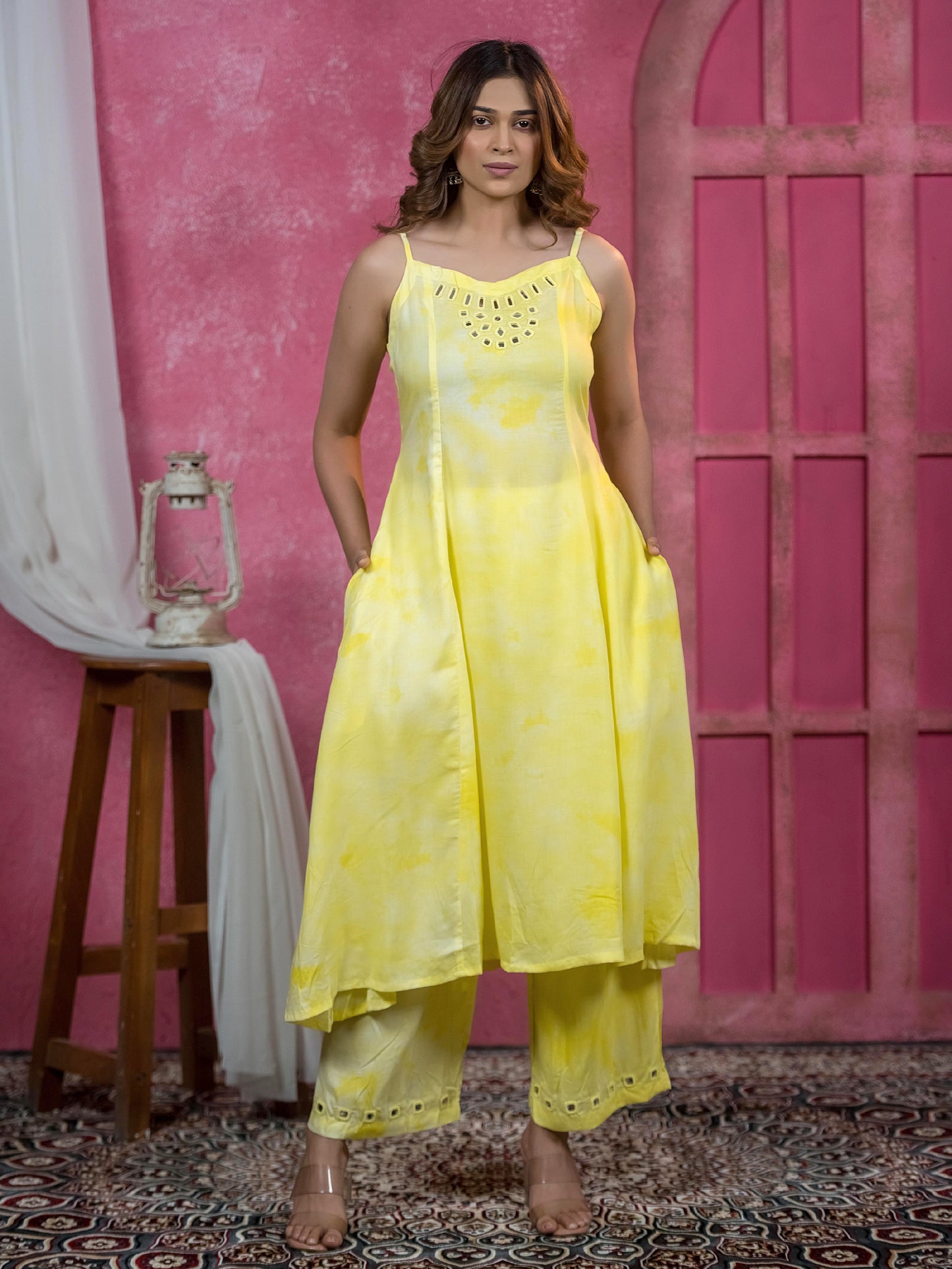 The Basanti Shibori Coord