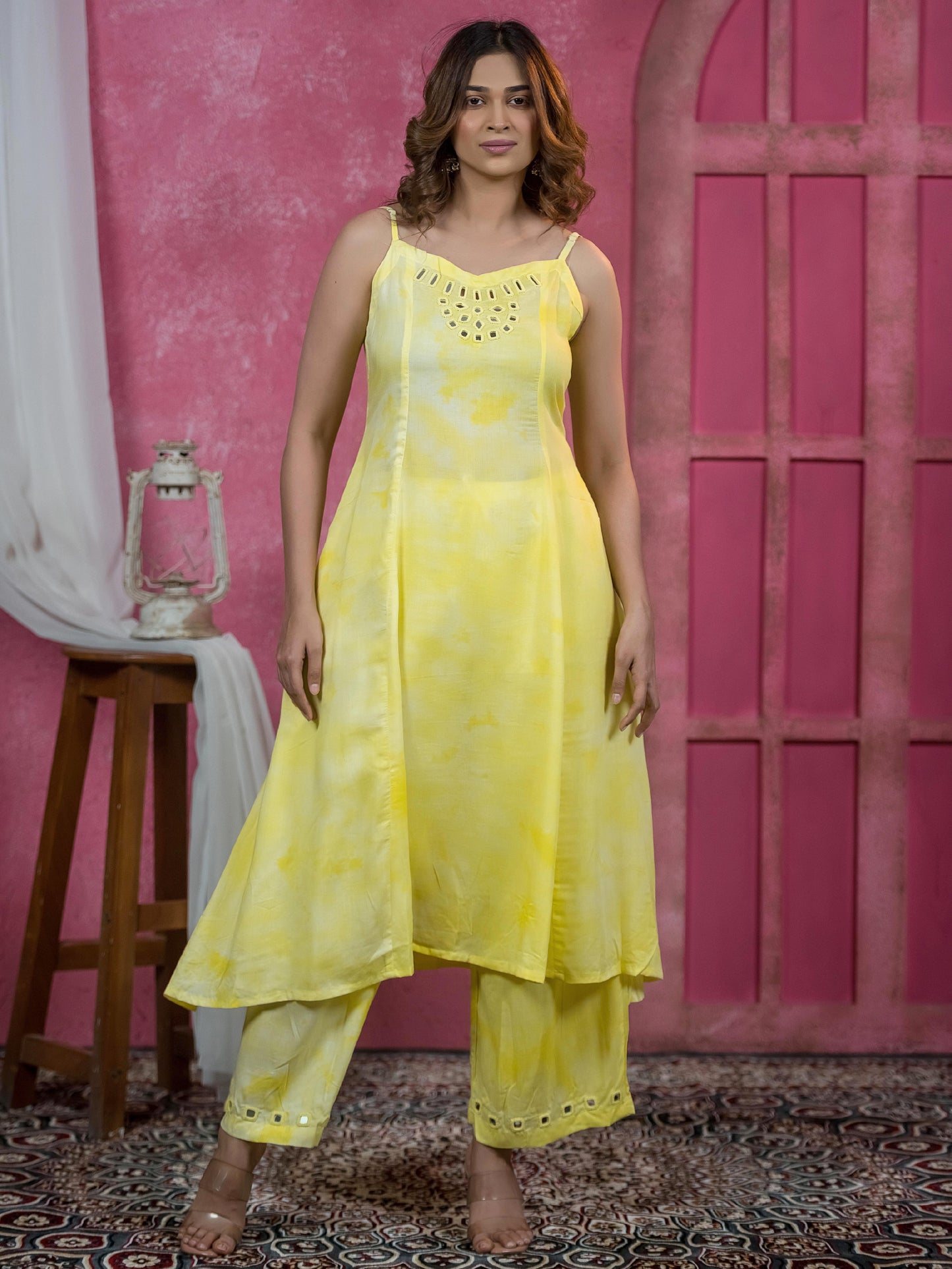 The Basanti Shibori Coord