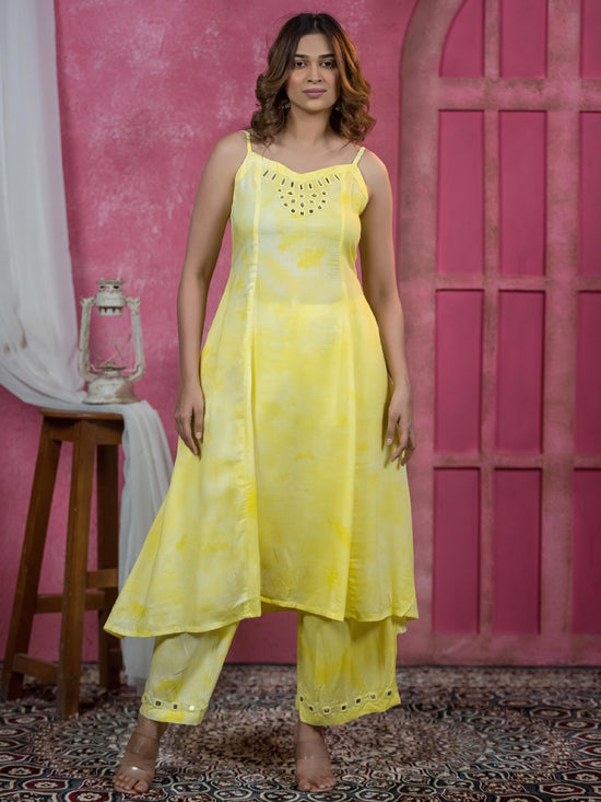 The Basanti Shibori Coord
