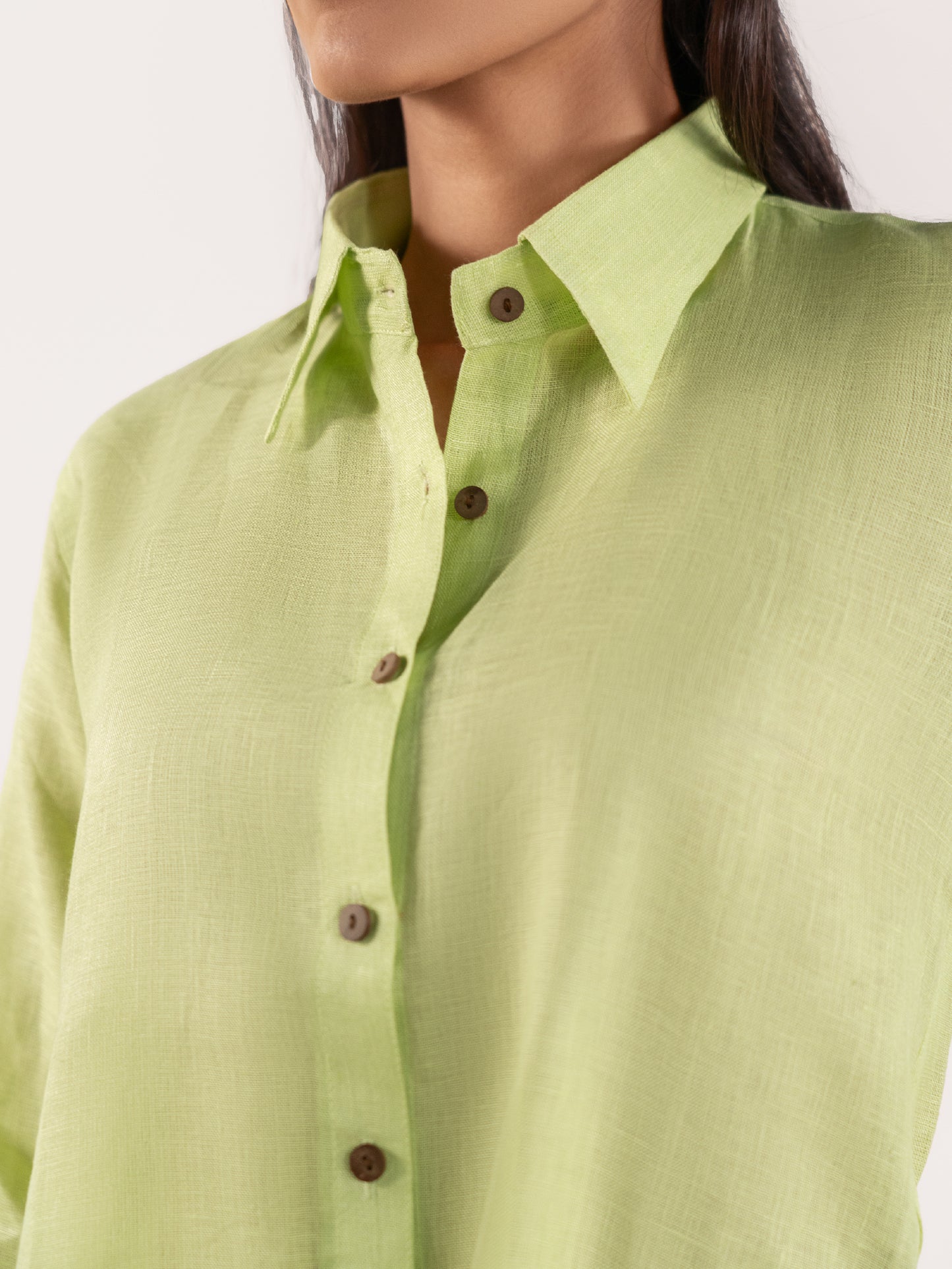 The Dhriti Linen Peplum Set
