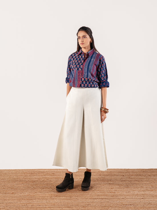 The Indigo-Patra Ajrakh Set