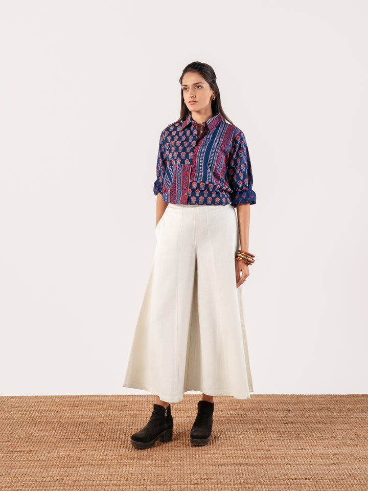 The Indigo-Patra Ajrakh Set